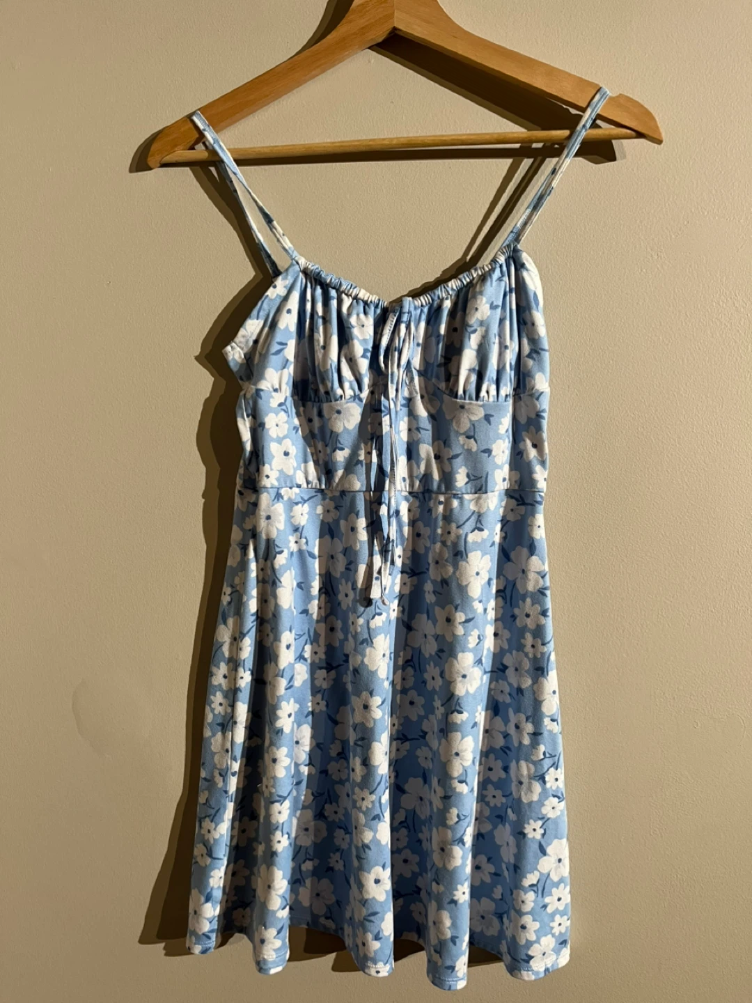 Blue floral sundress