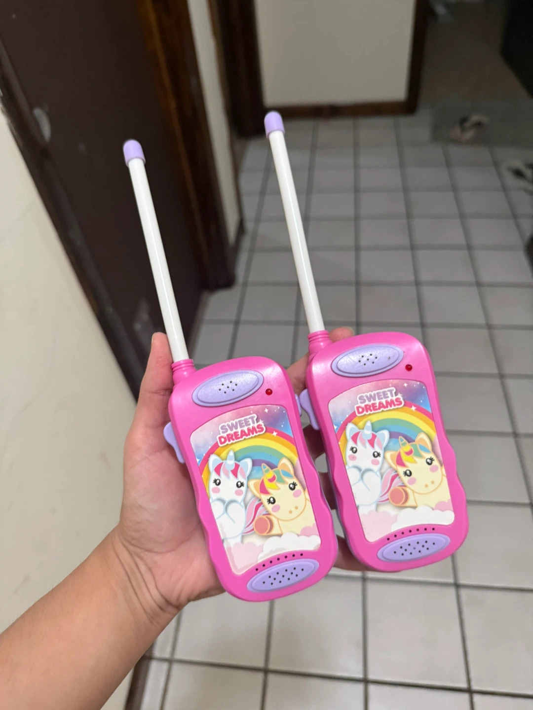 Pink Unicorn Walkie Talkies