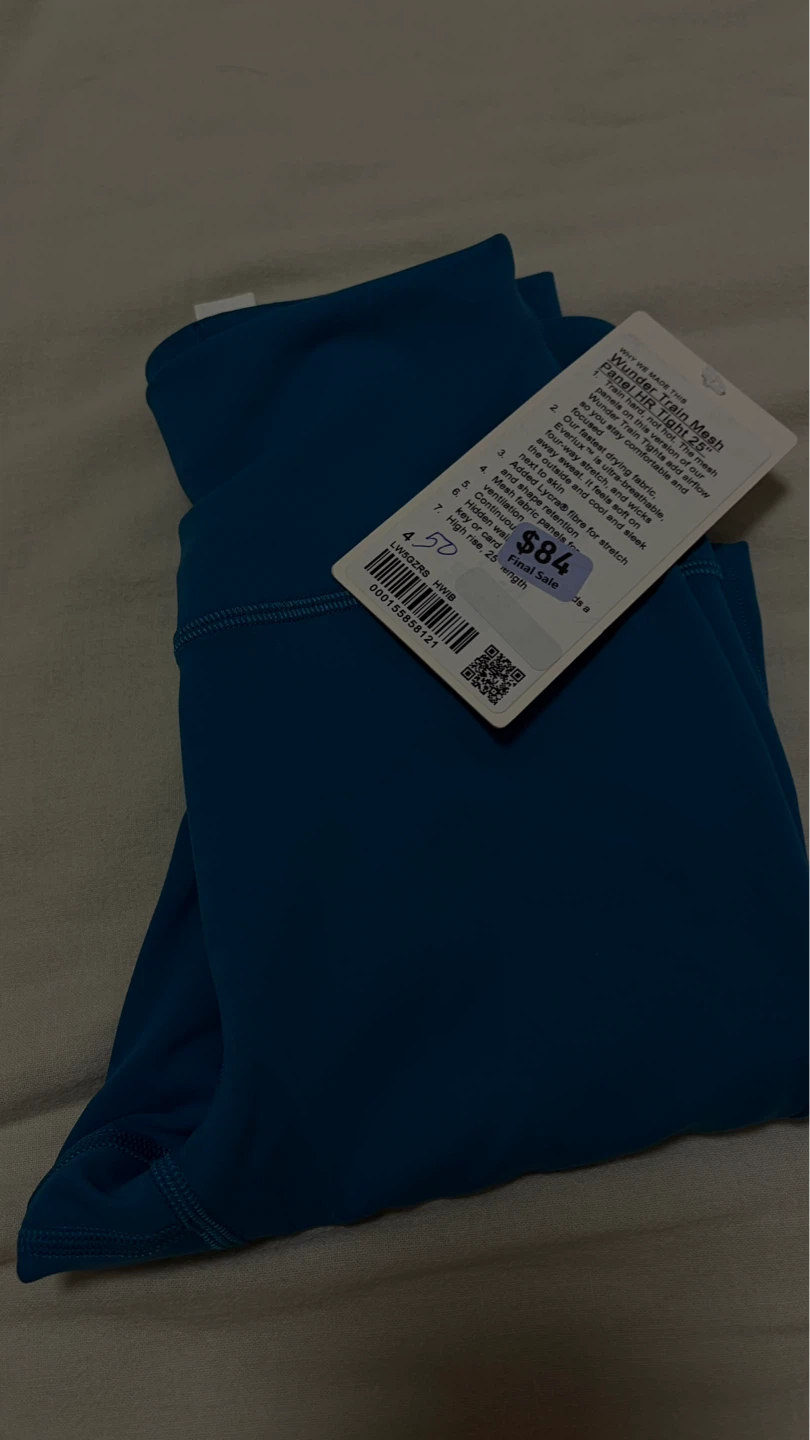 Lululemon Wunder Train Mesh Panel HR Tight 25"
