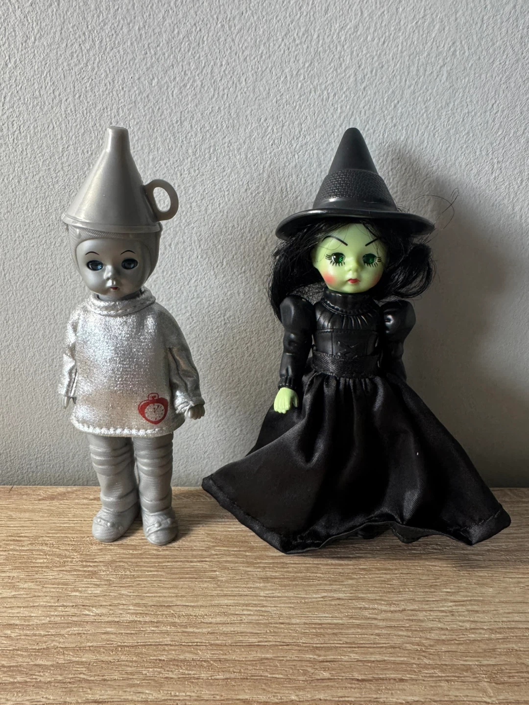 Wizard of Oz Tin Man and Wicked Witch Dolls