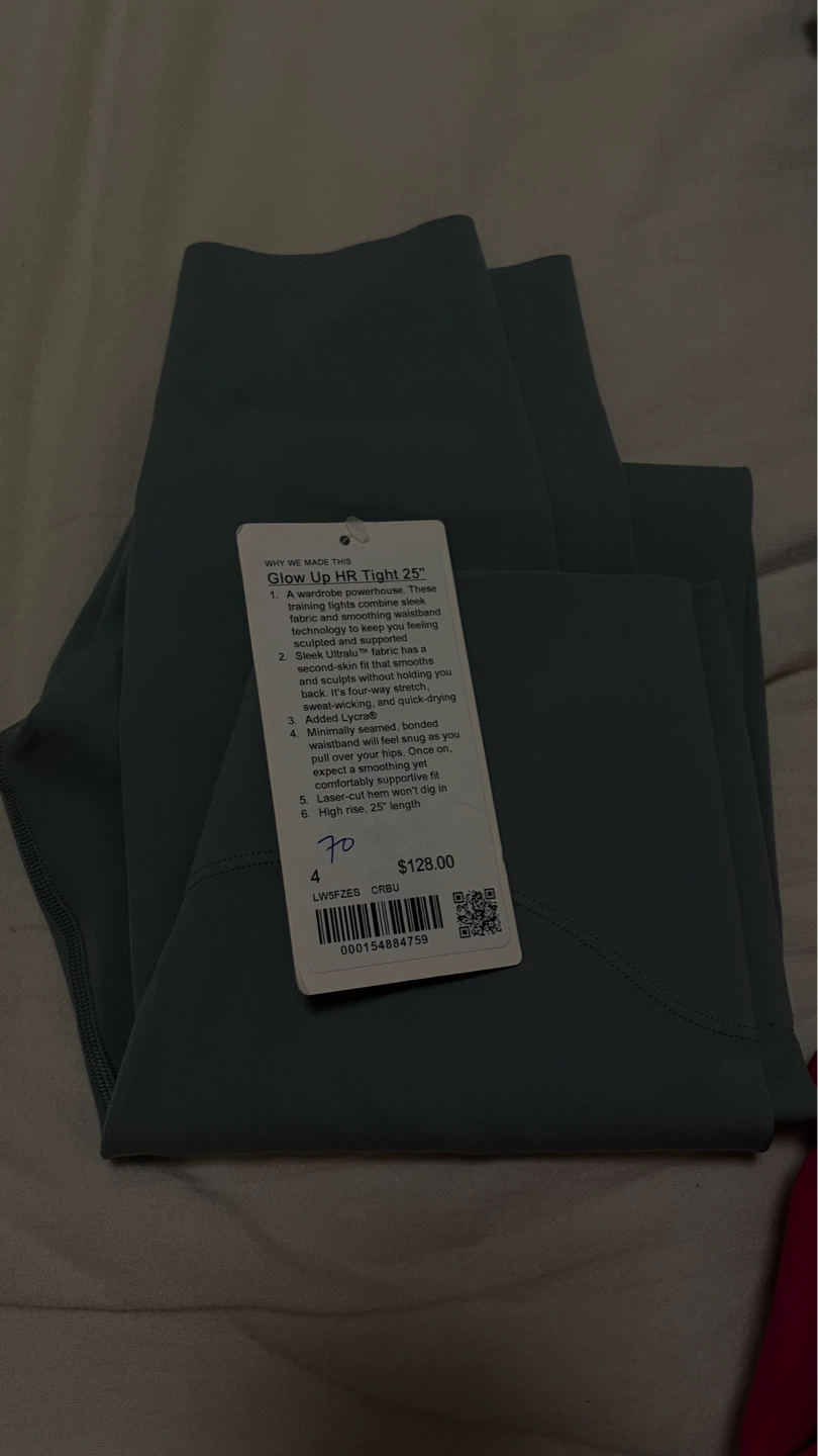 Lululemon Glow Up HR Tight 25" Leggings Size 4