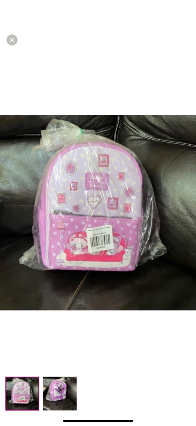 New Sanrio Loungefly My melody and friends mini bacpack
