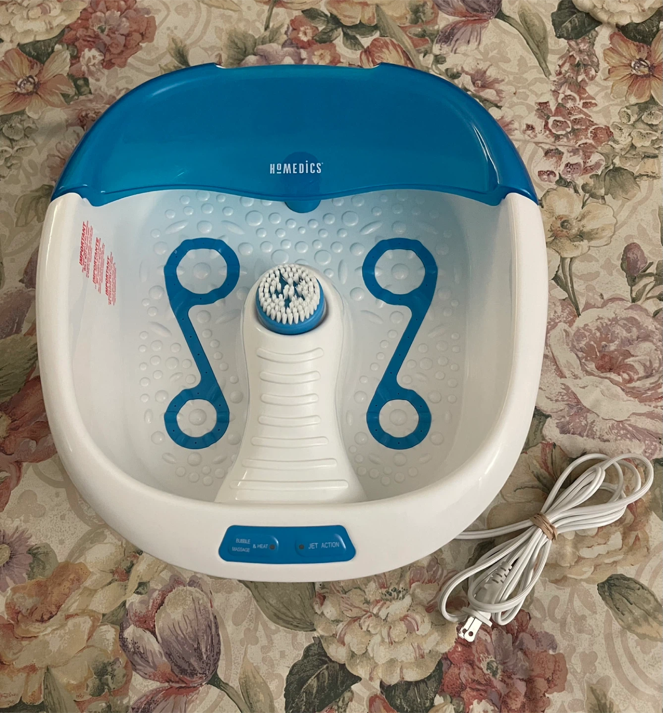 🌱 HoMedics Bubble Bliss Deluxe Foot Spa with Bubble Massage