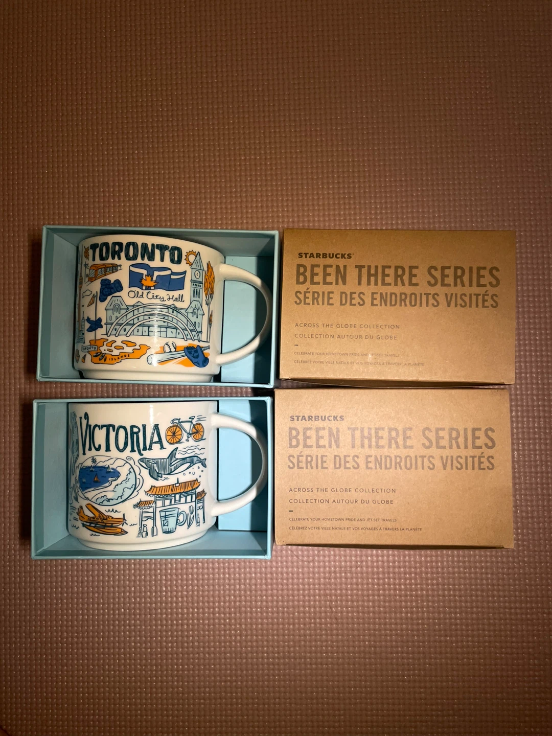 Starbucks mug Been There Series Toronto & Victoria Mugs
