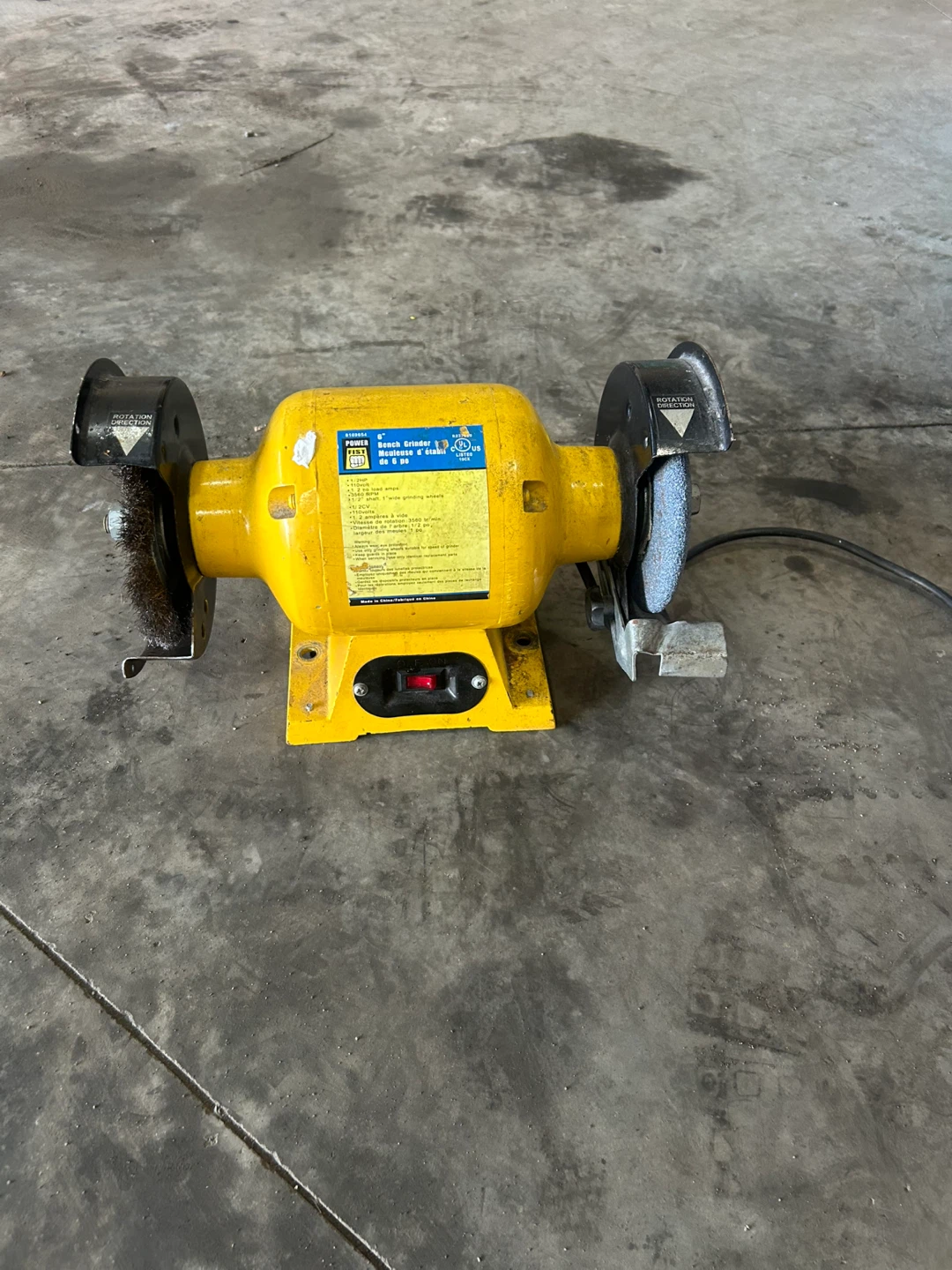 Power Bench Grinder