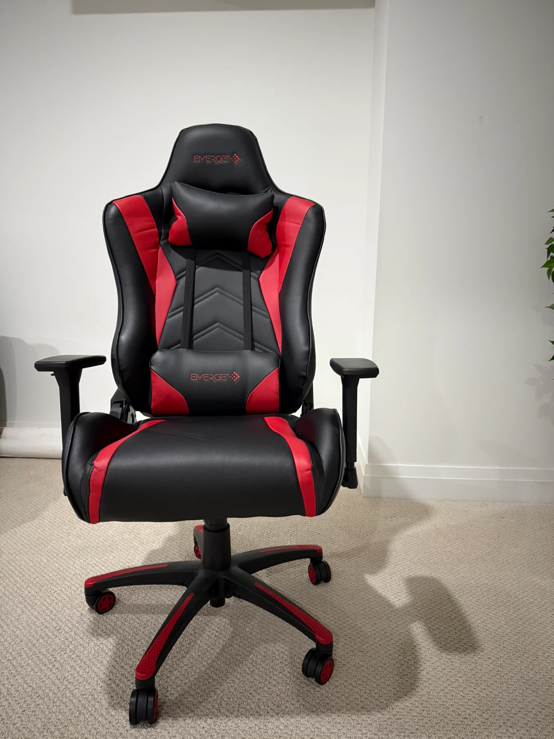 Emerge Gaming Chair - Black/Red - photo 2