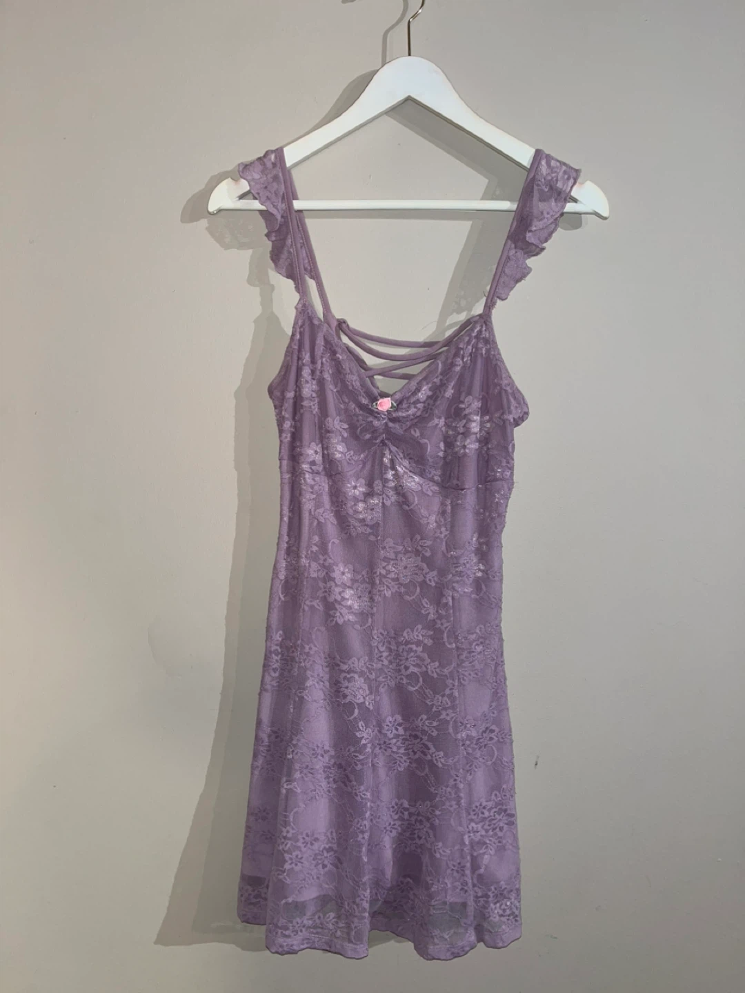Purple Lace Dress