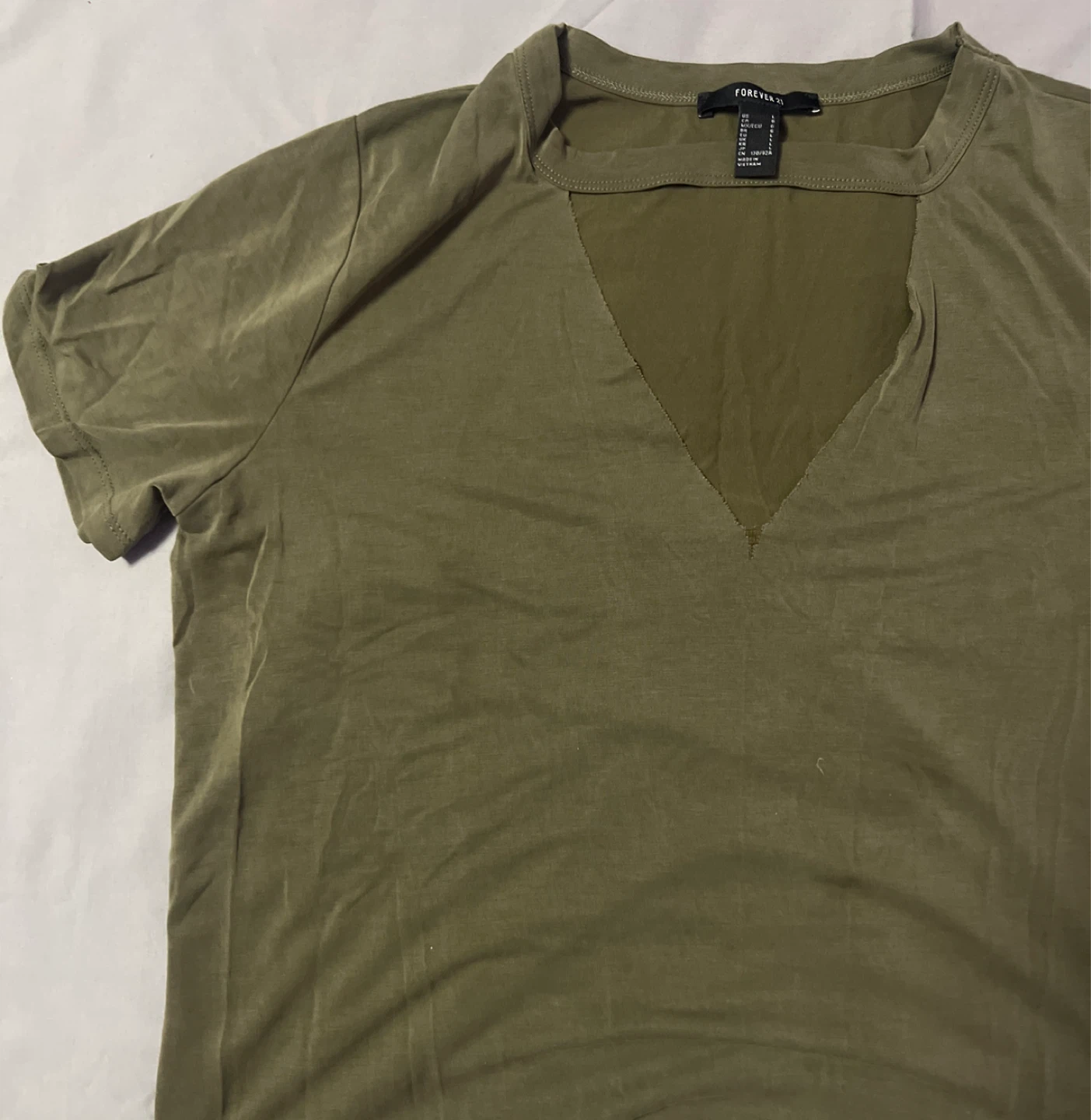 Forever 21 Cutout T-Shirt - Size Large