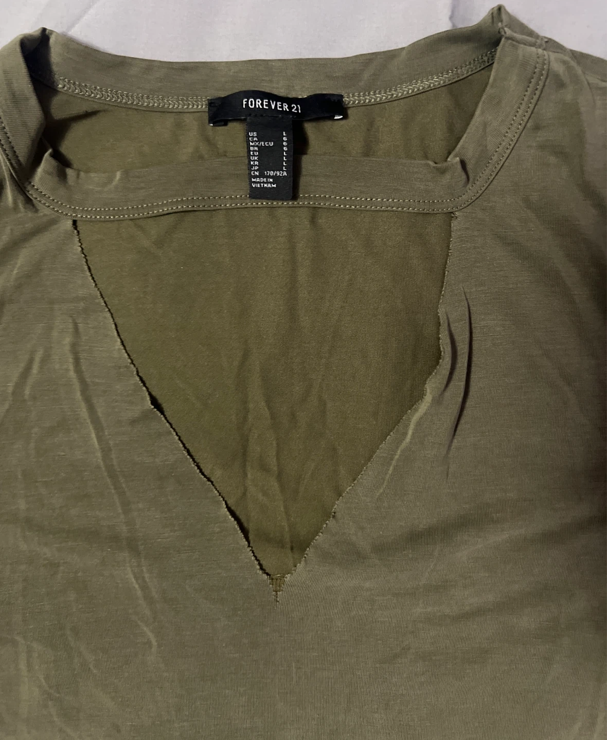 Forever 21 Cutout T-Shirt - Size Large - photo 2