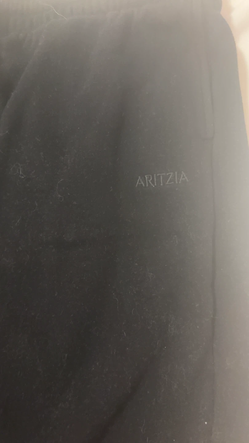 Aritzia boyfriend fit black sweatpants