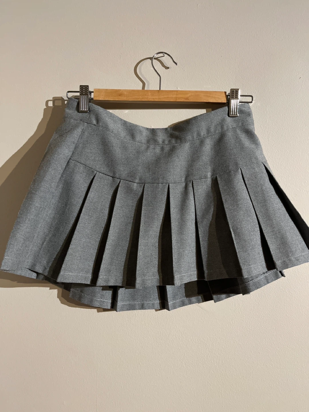 Grey Mini Skirt