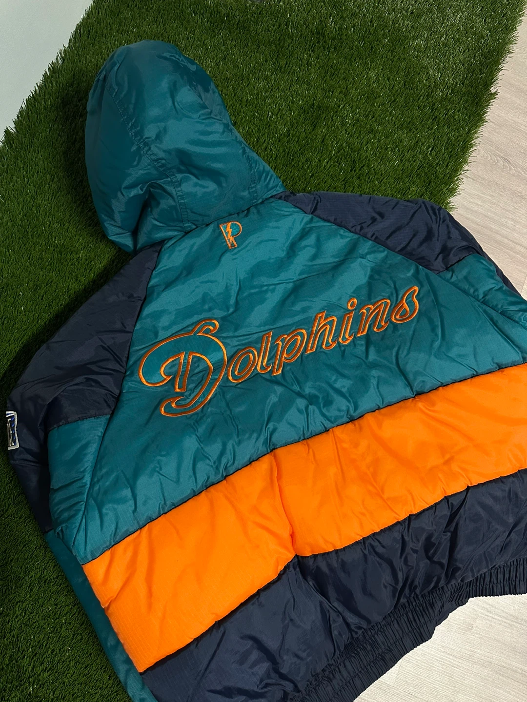 Pro Player Miami Dolphins Reversible Puffer Jacket GD/L - photo 3