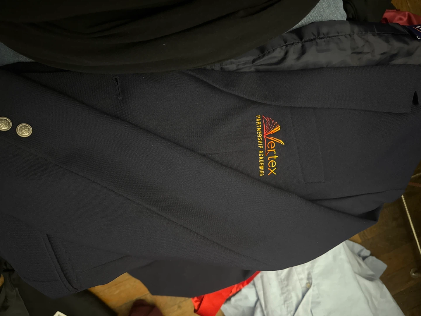 French Toast Boys Navy Blazer Size 38