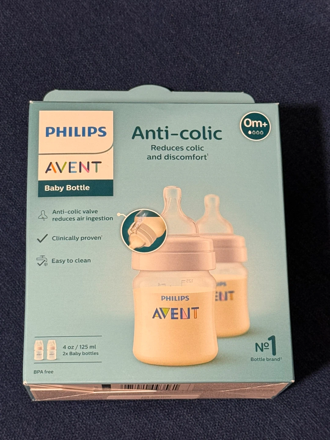 Philips Avent Anti-colic Baby Bottles - 4 oz / 125ml (2-Pack)