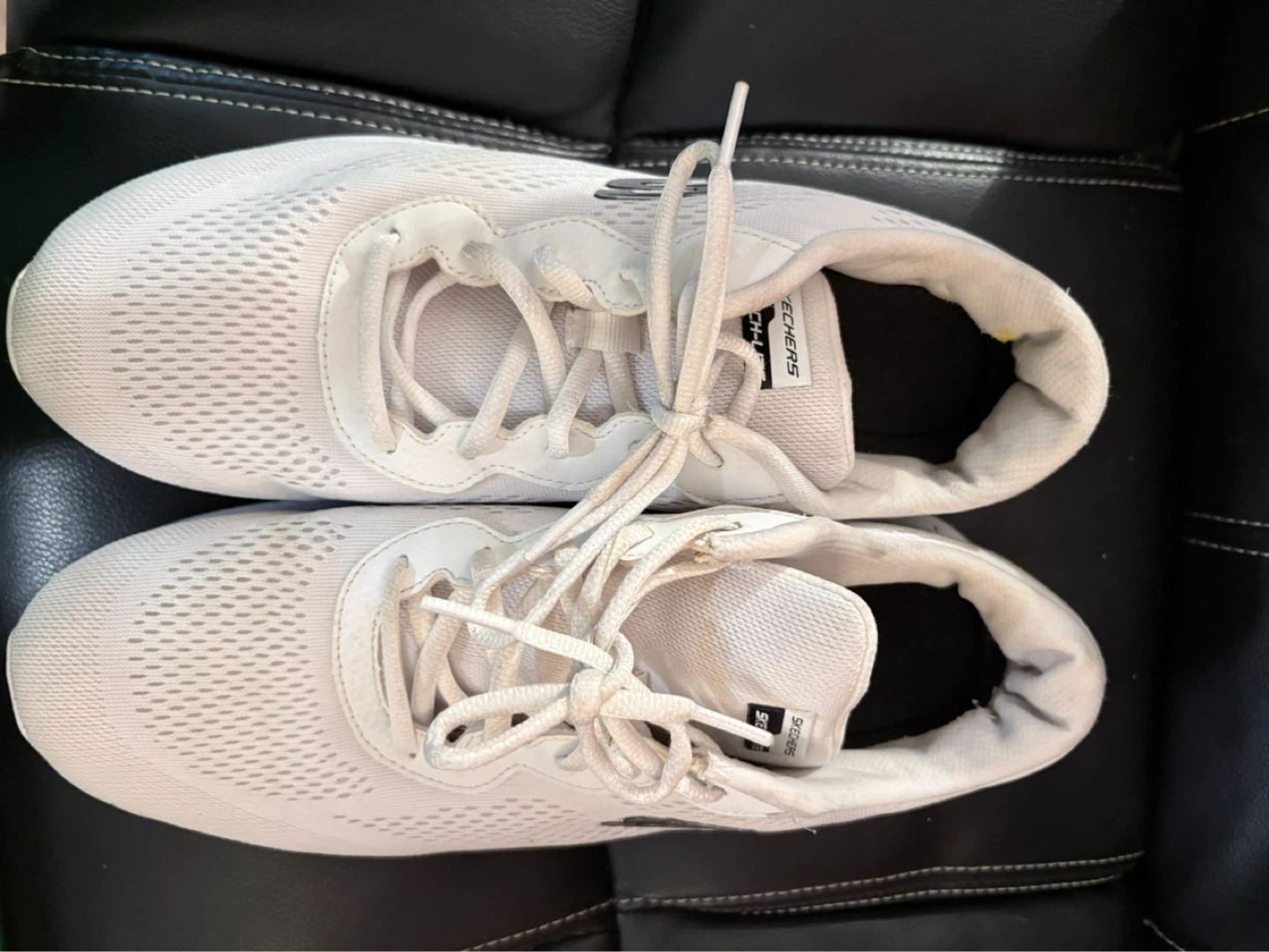 Skechers Women's White Mesh Sneakers - photo 3