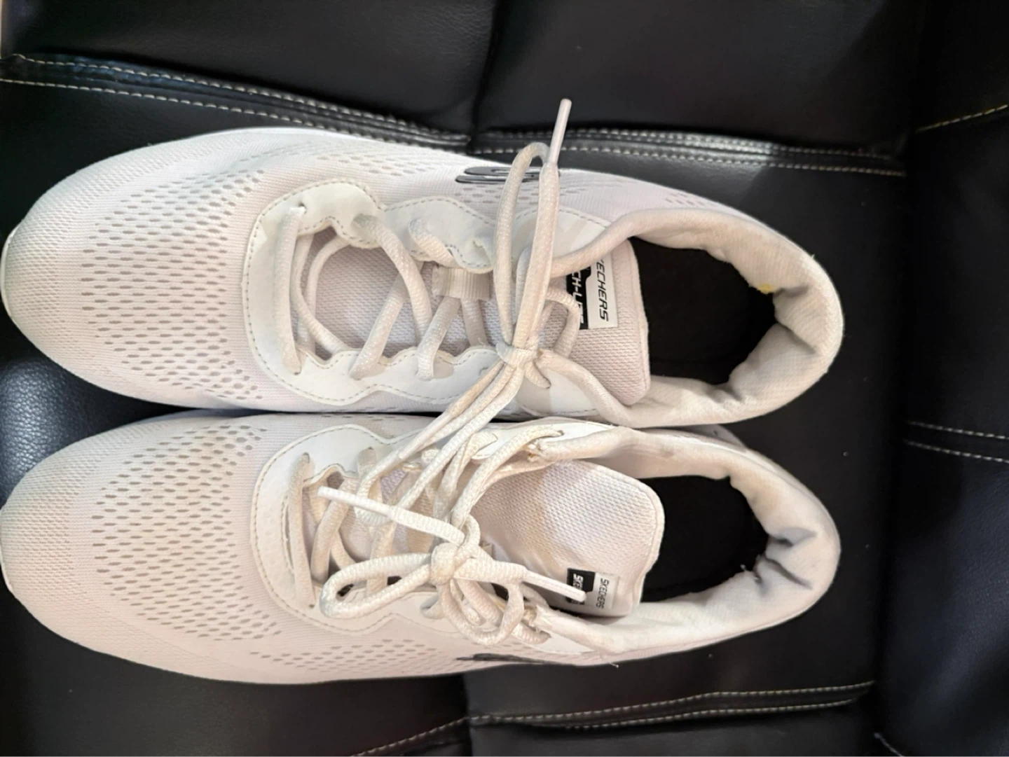 Skechers Women's White Mesh Sneakers - photo 2