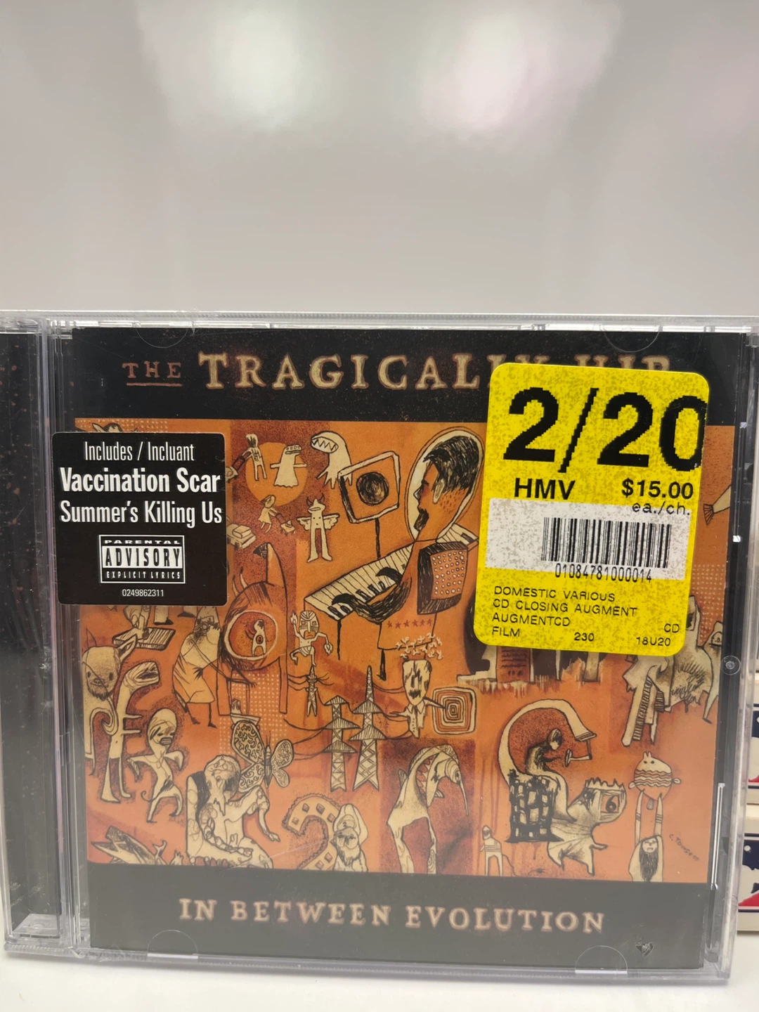 The Tragically Hip In Between Evolution CD