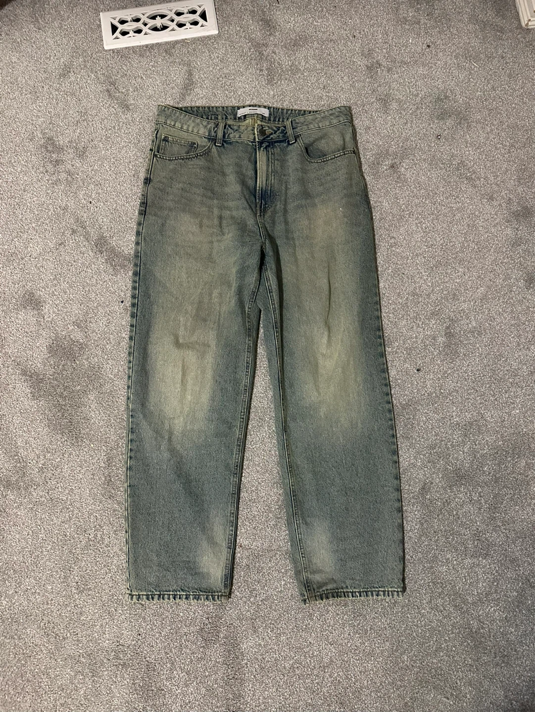 Denim blue baggy jeans (34)
