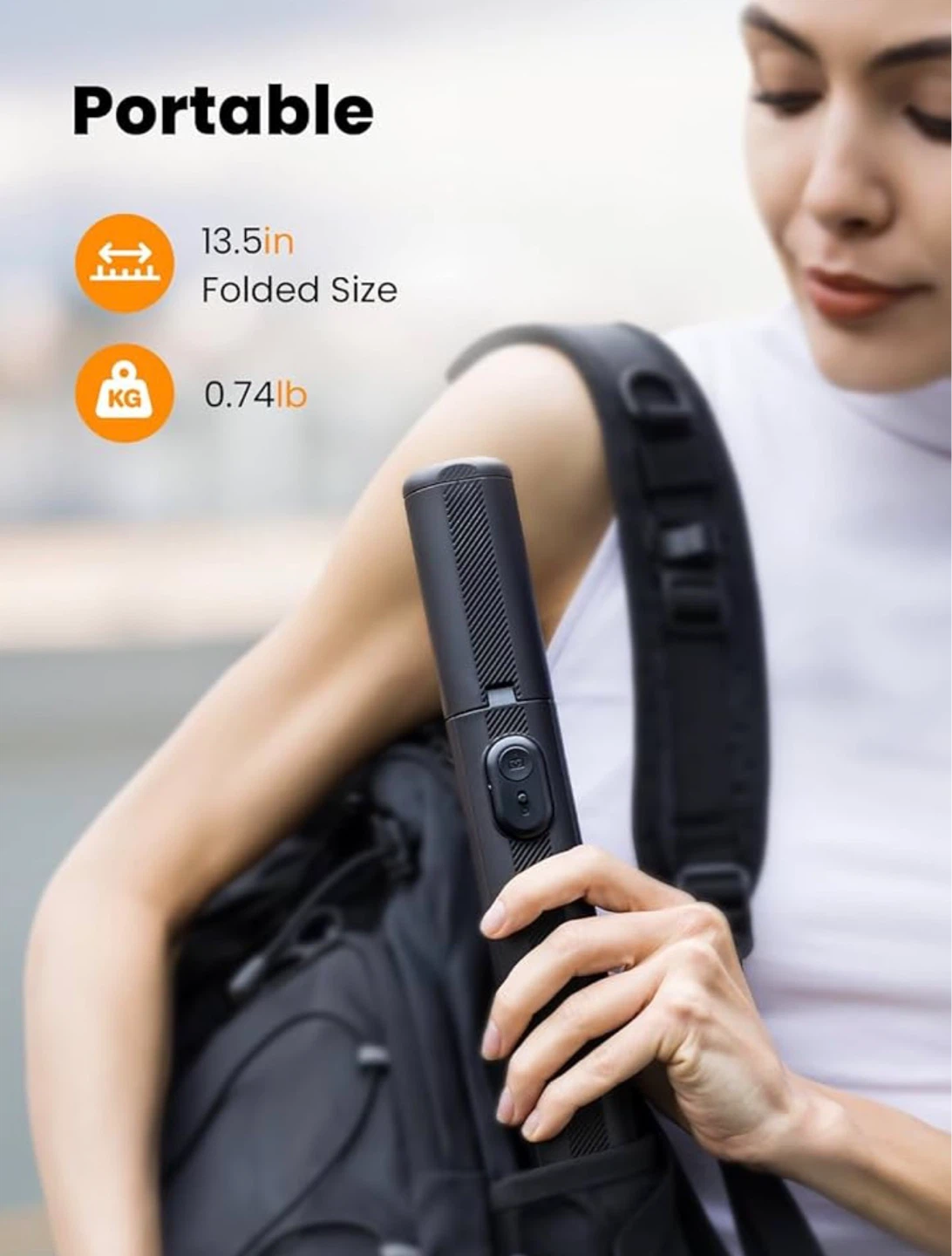 71" Phone Tripod with Bluetooth Remote - photo 4