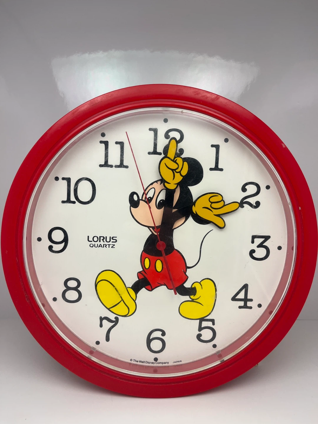 Lorus Quartz Mickey Mouse Wall Clock