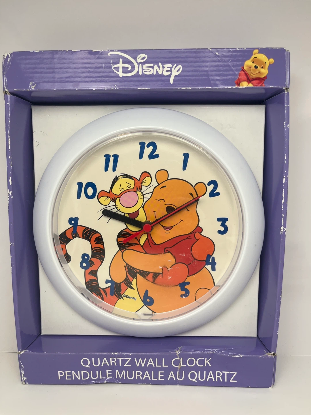 Disney Winnie the Pooh and Tigger Quartz Wall Clock