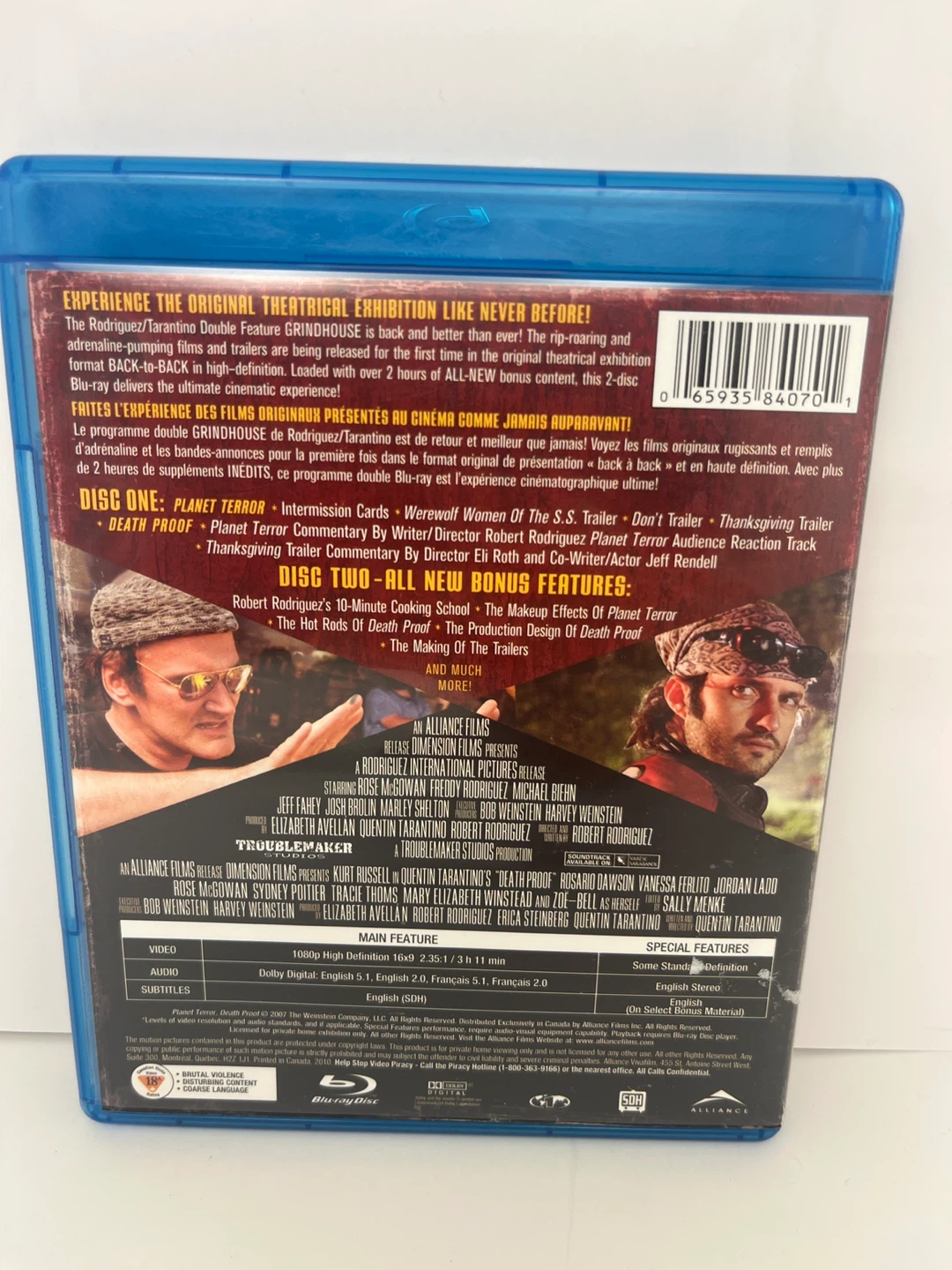 Grindhouse Double Feature Blu-Ray - photo 2