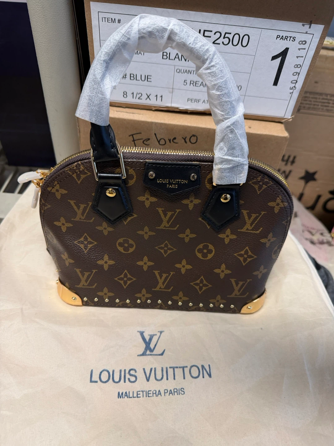 Louis Vuitton Alma BB Monogram Canvas