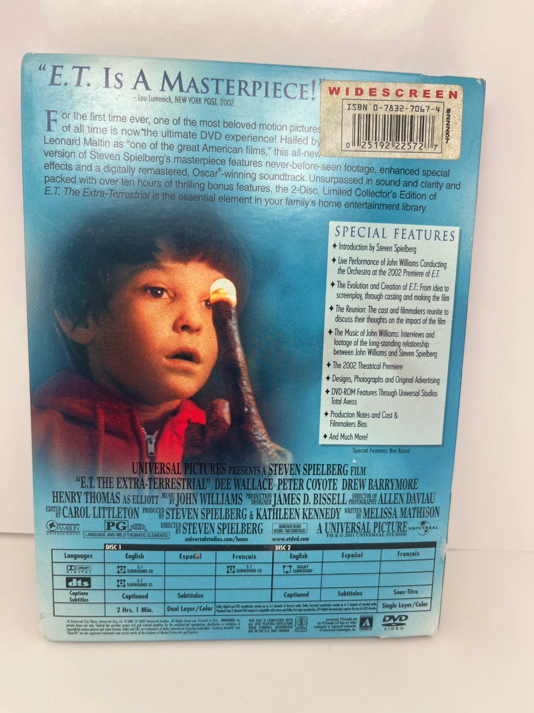 E.T. The Extra-Terrestrial 2-Disc - photo 2