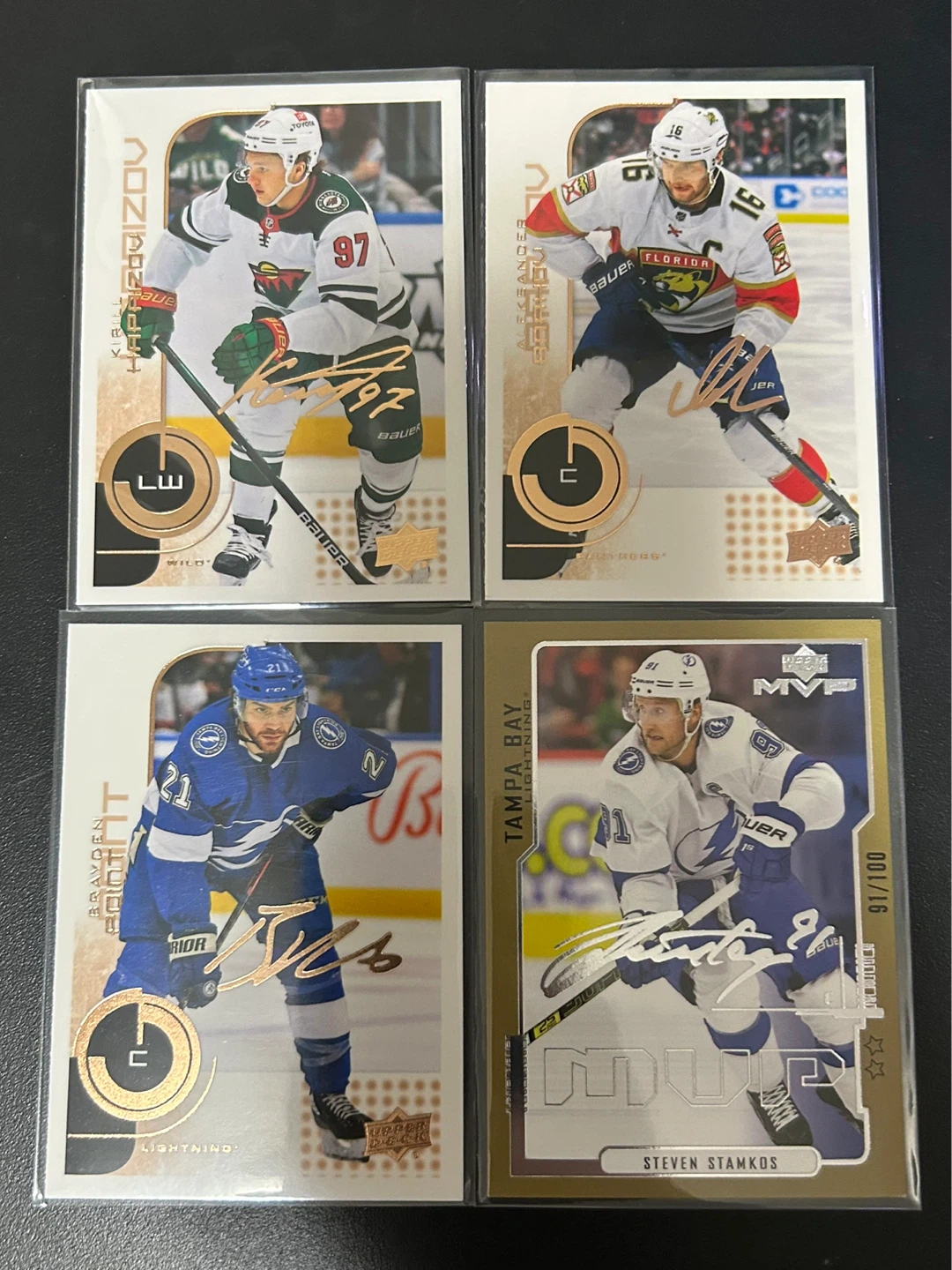 Hockey cards mvp gold silver and rose gold script - photo 3