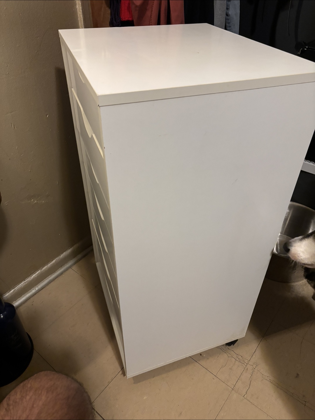 White 7-Drawer Rolling Storage Cart - photo 4