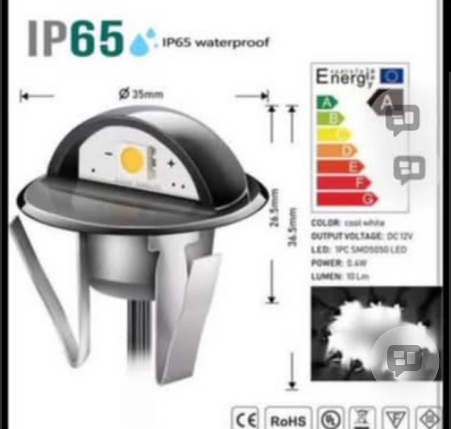 Outdoor LED Deck and Step Lights - photo 3