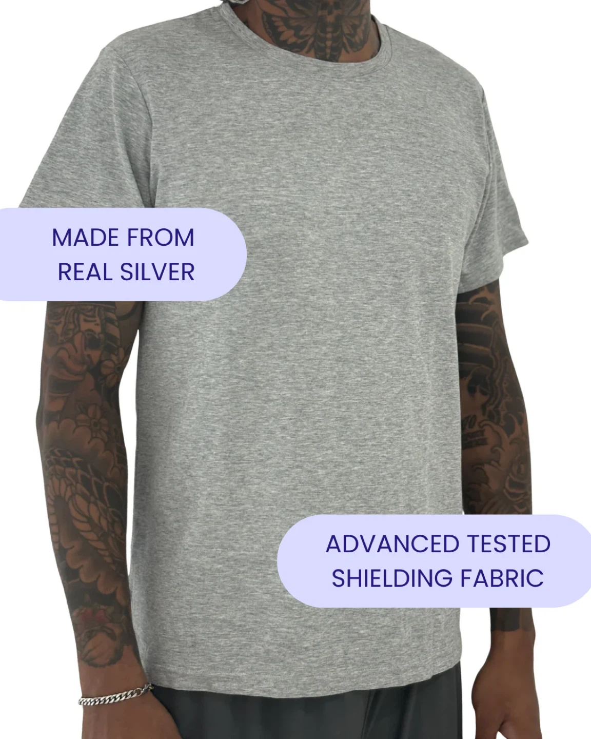 Shielding T-Shirt - Advanced EMF Protection Fabric - photo 2