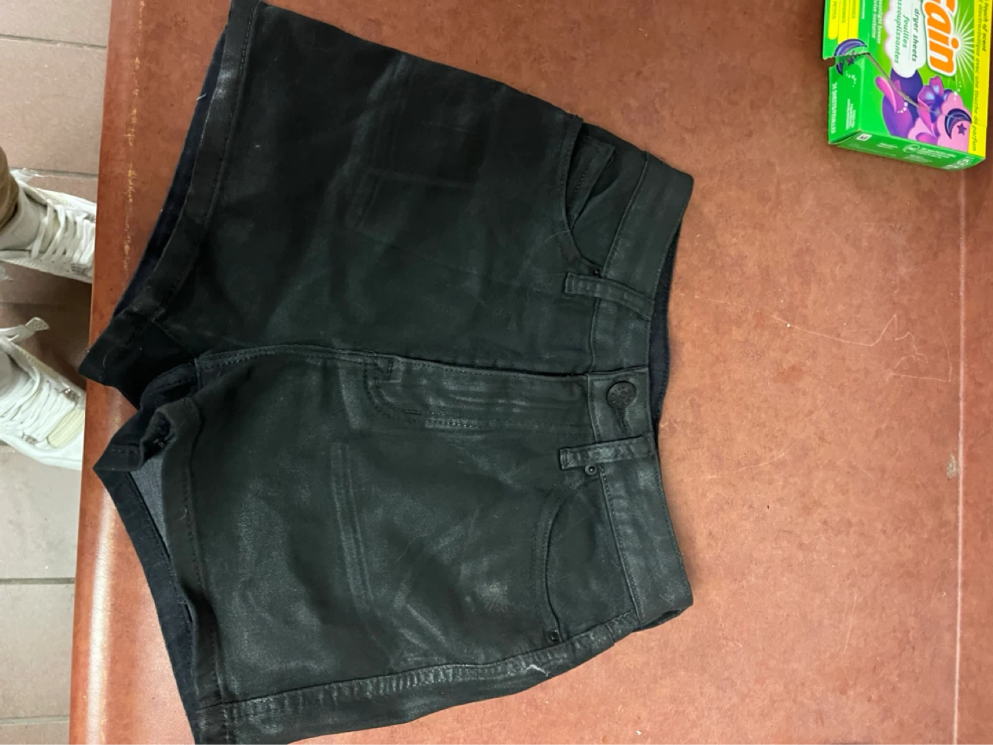 BDG Black Denim Shorts Size 25