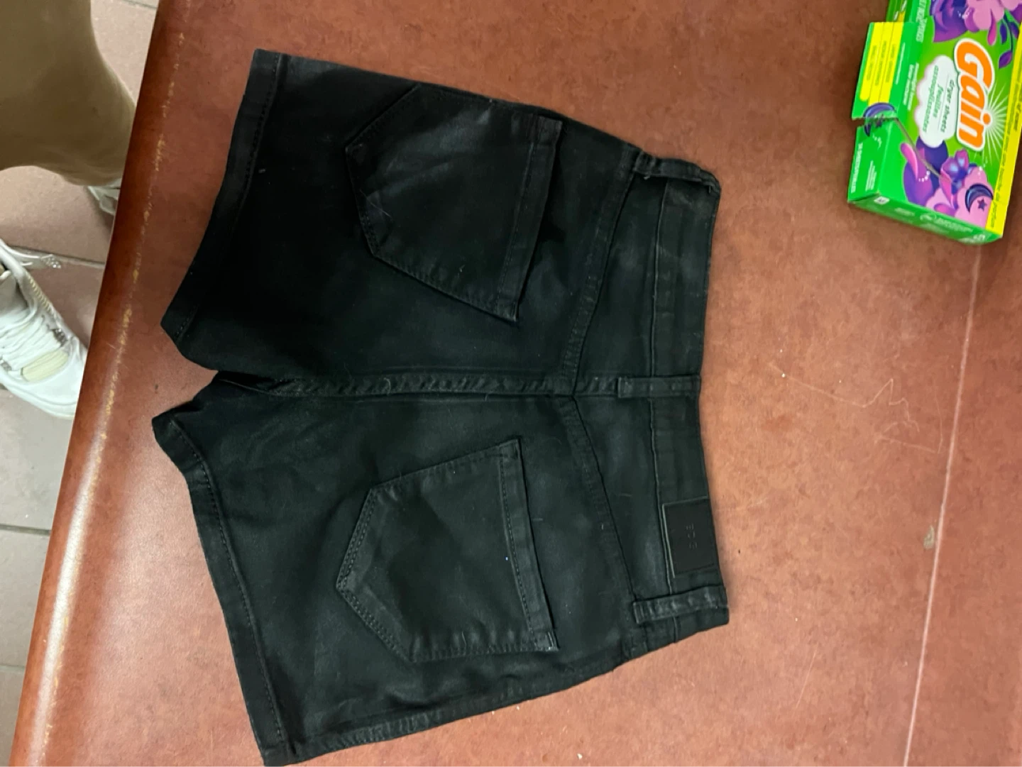 BDG Black Denim Shorts Size 25 - photo 4