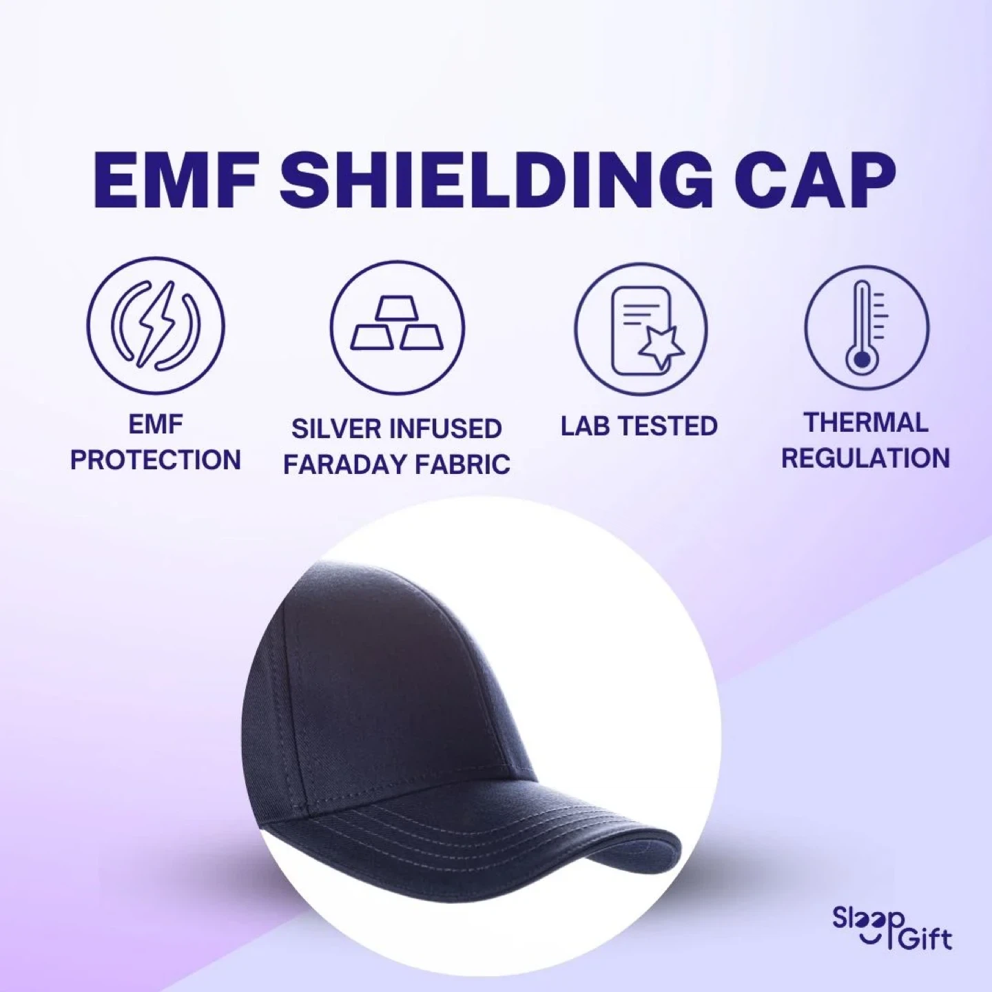 EMF-protection Baseball Cap hat - brand new - photo 4