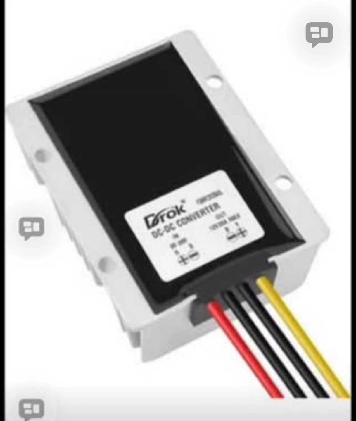 DROK DC-DC Converter 9V-36V to 12V 20A 240W - photo 5