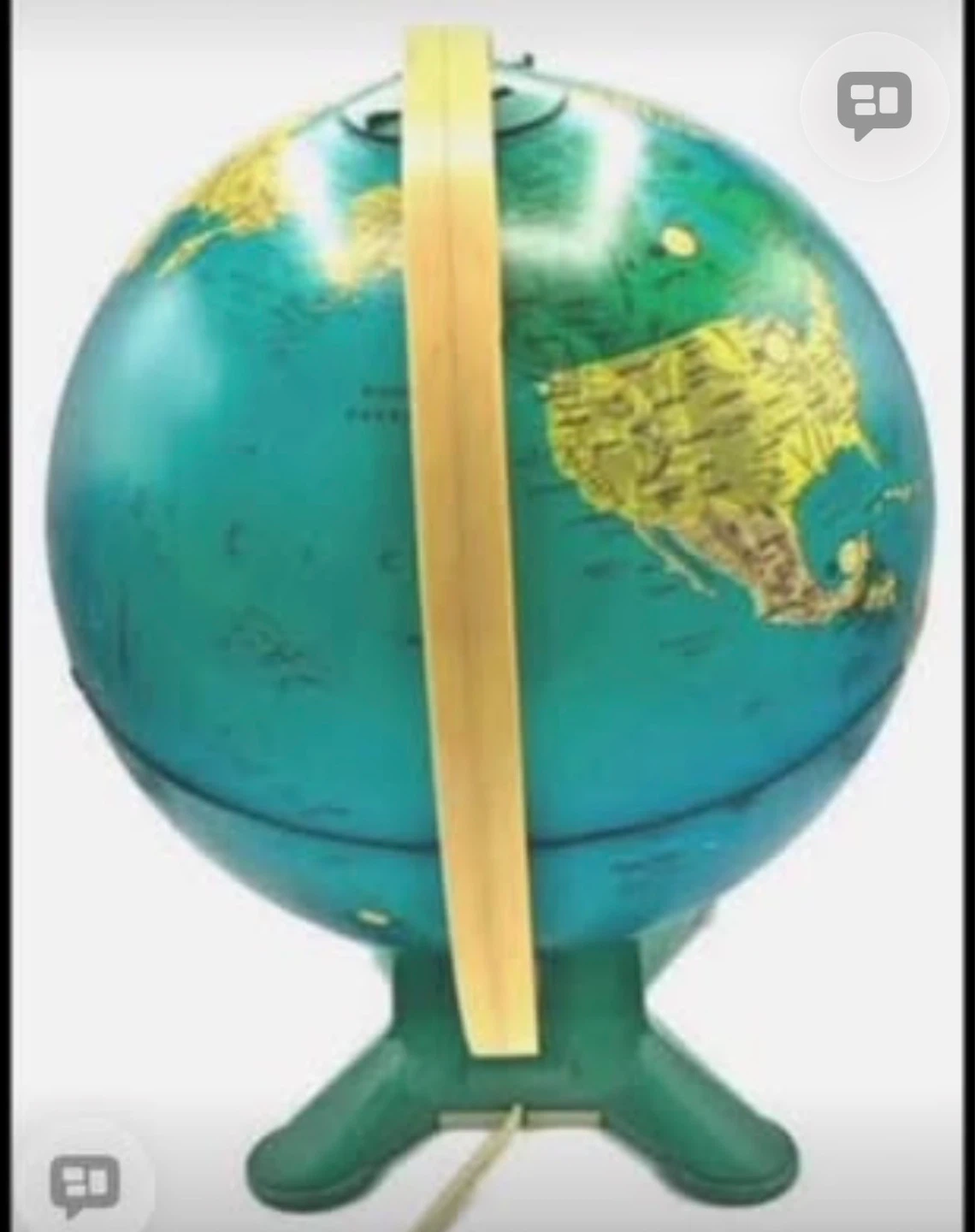 Vintage Light-Up Globe - photo 4
