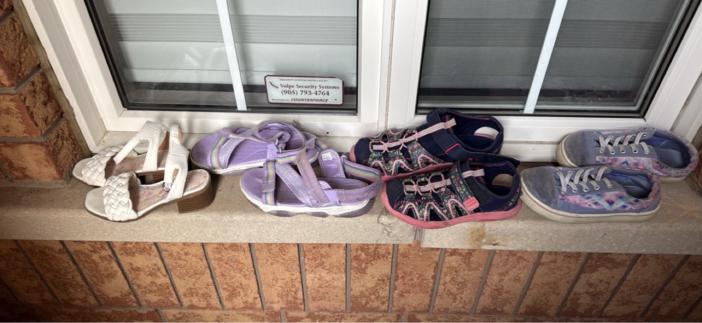 Kids Sandals and Sneakers Bundle size 13,1