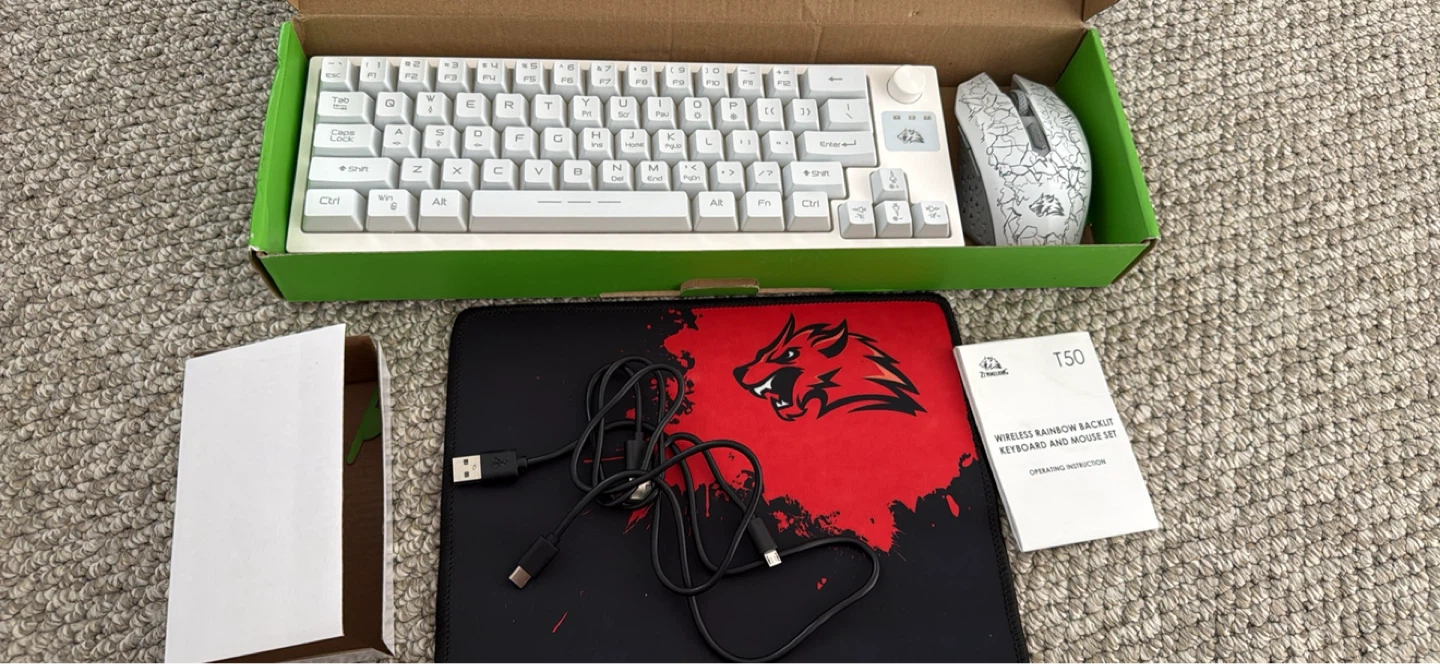 Wireless Keyboard and Mouse Set