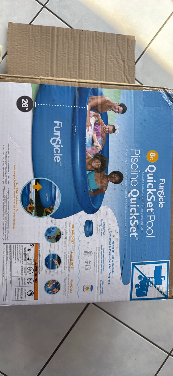 FunSicle QuickSet Pool 8ft x 26in