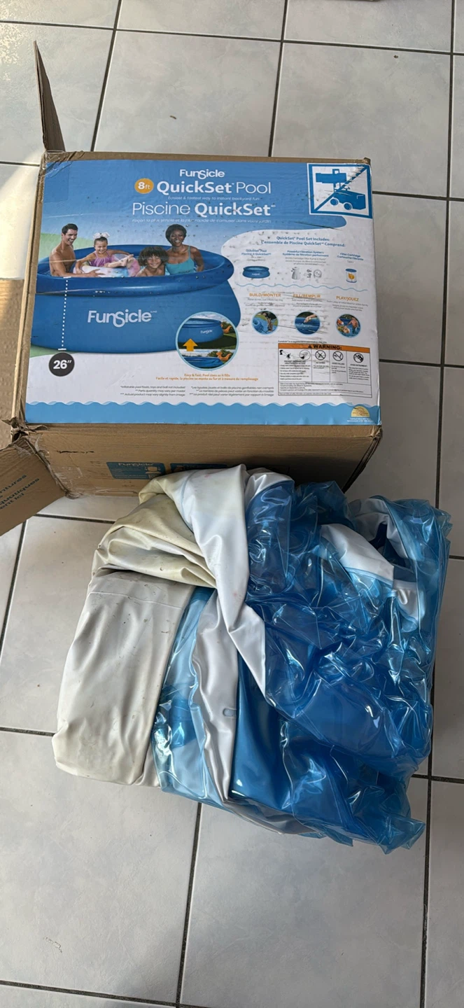 FunSicle QuickSet Pool 8ft x 26in - photo 2