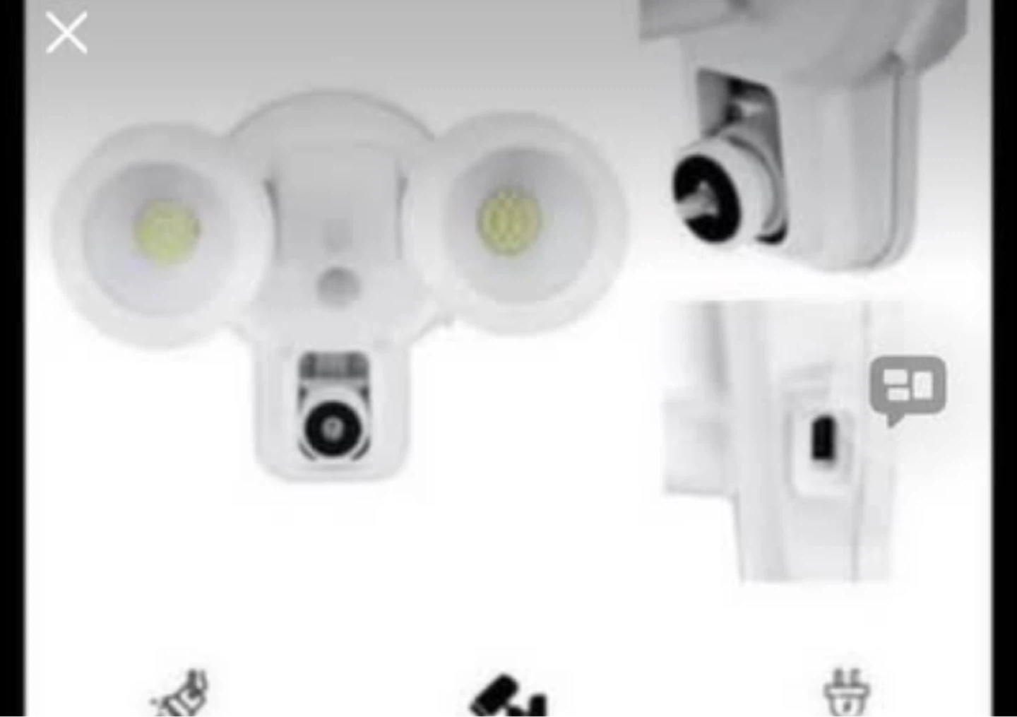 3-in-1 Wired Floodlight, Charger and Mount for Arlo - photo 2