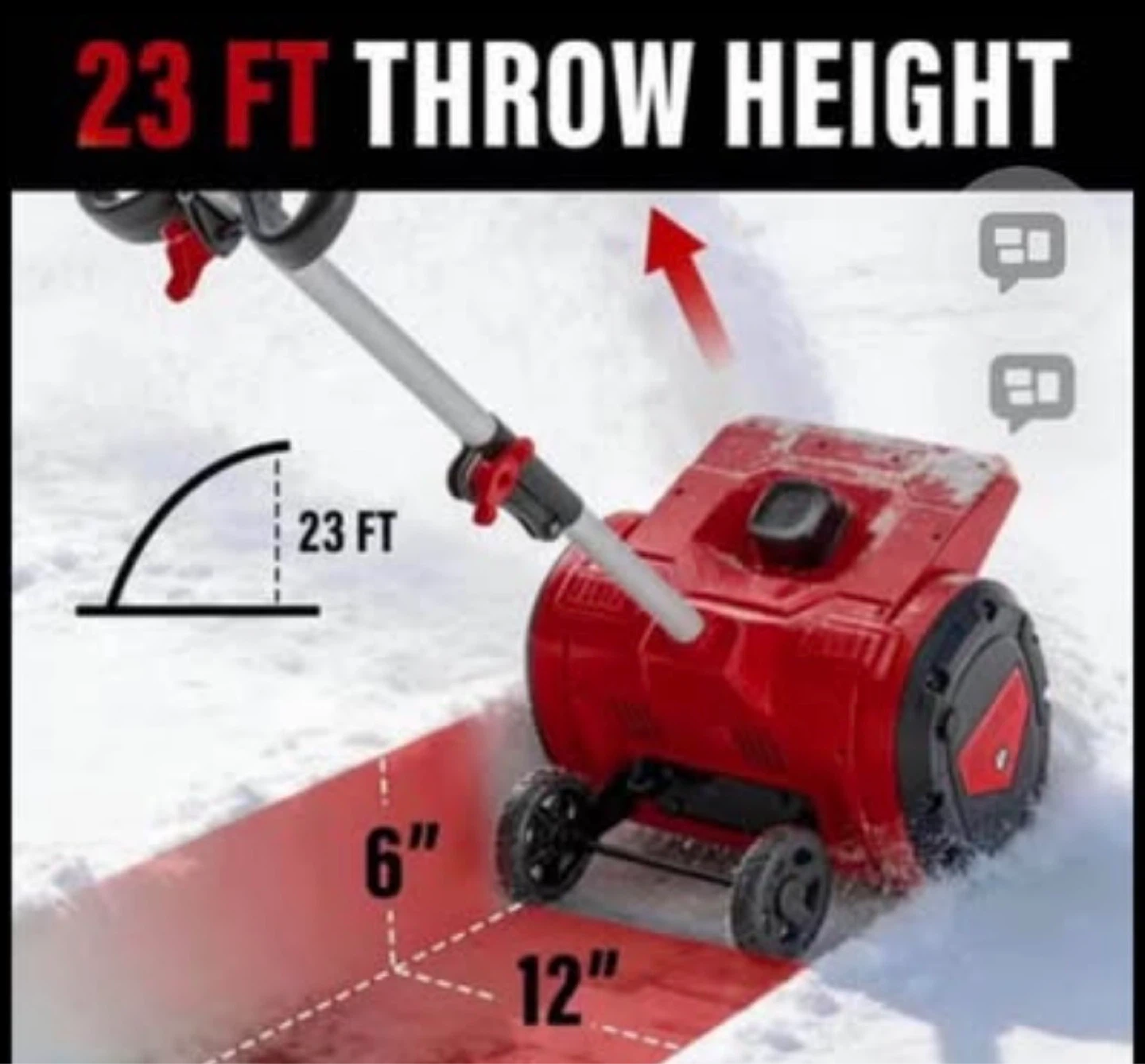 Snow Blower Compatible with Milwaukee - photo 2