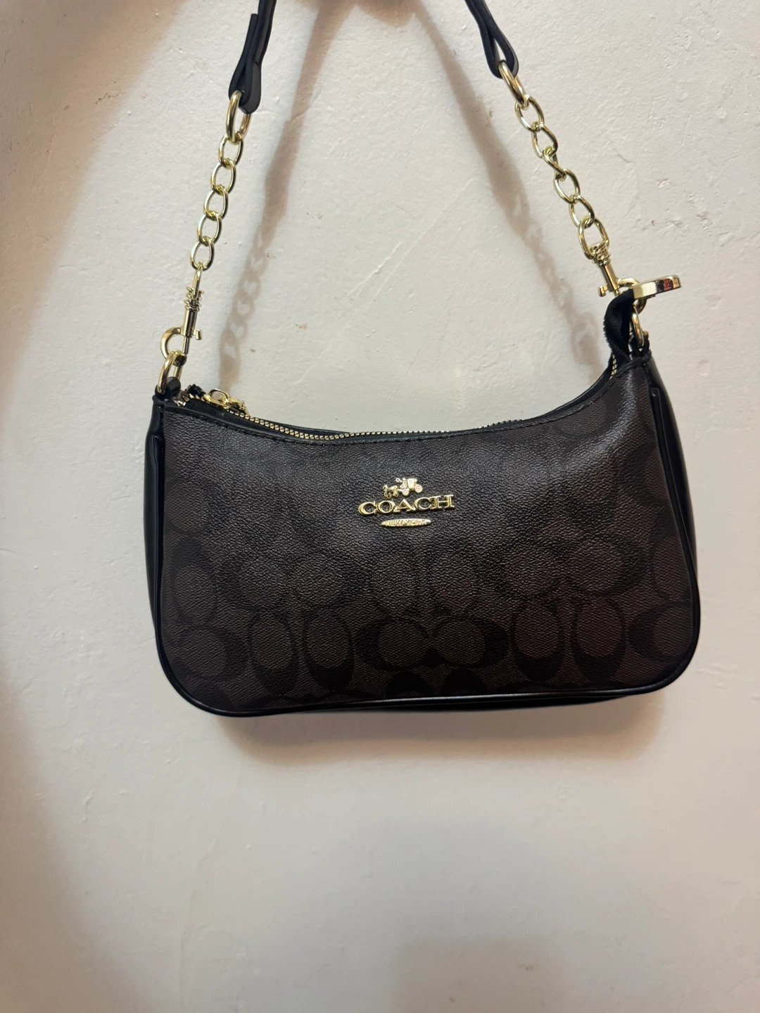 Coach Monogram Shoulder Bag