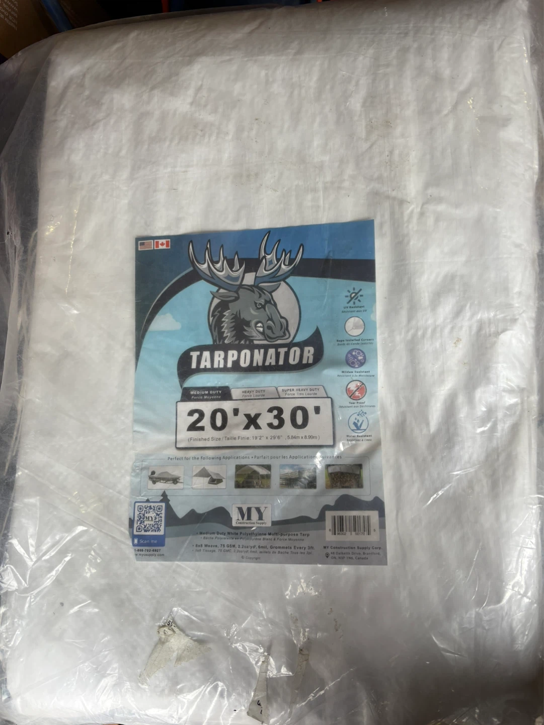 Tarponator 20'x30' Heavy Duty Multi-Purpose Tarp