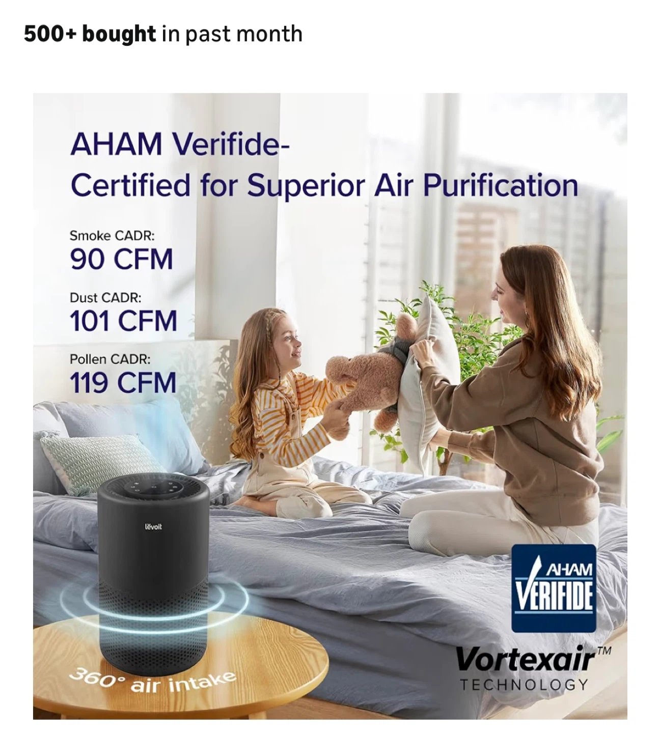 Levoit Air Purifier with 2 NEW Filters - photo 4