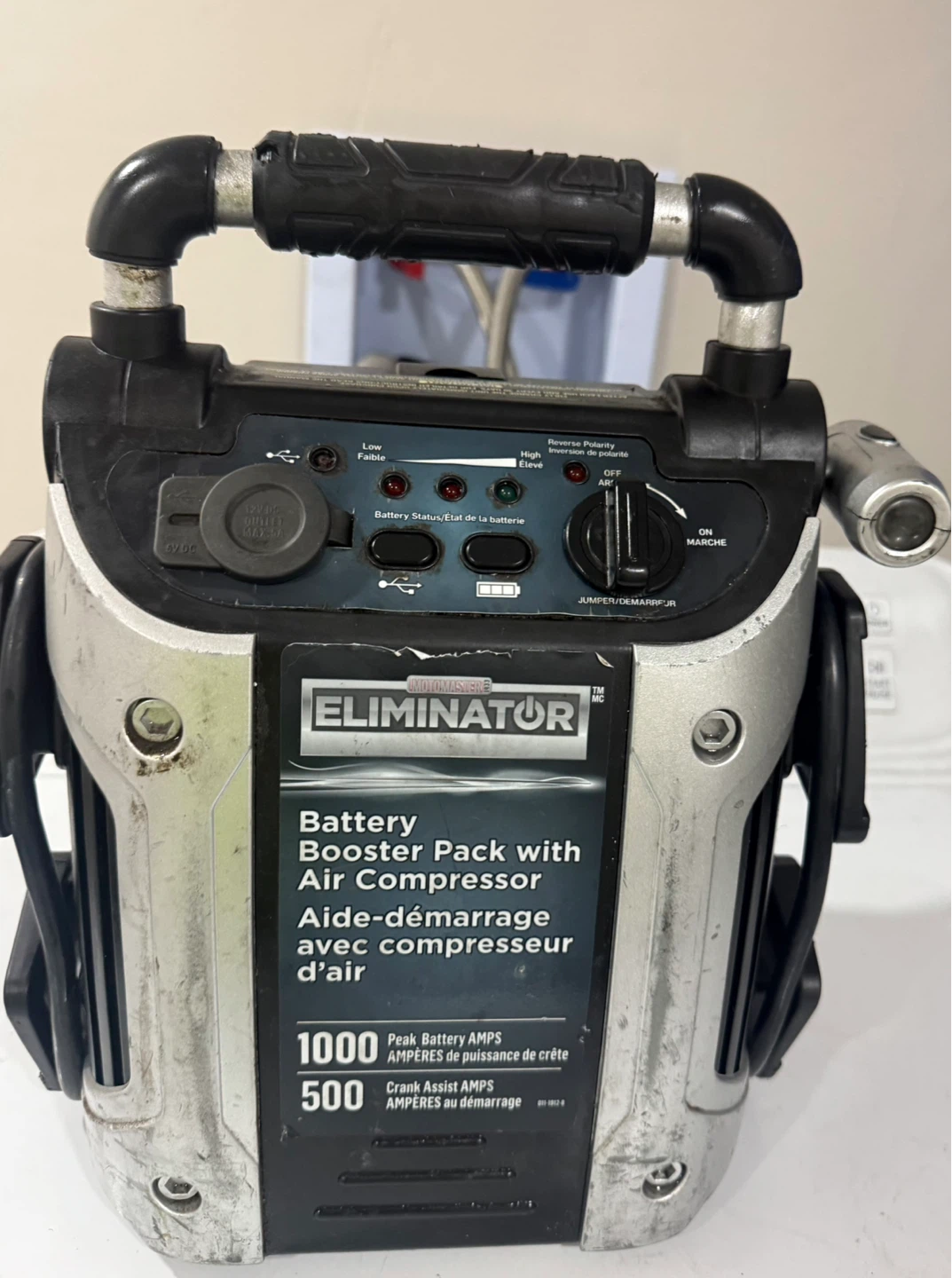 Master Force Eliminator Battery Booster Pack with Air Compressor
