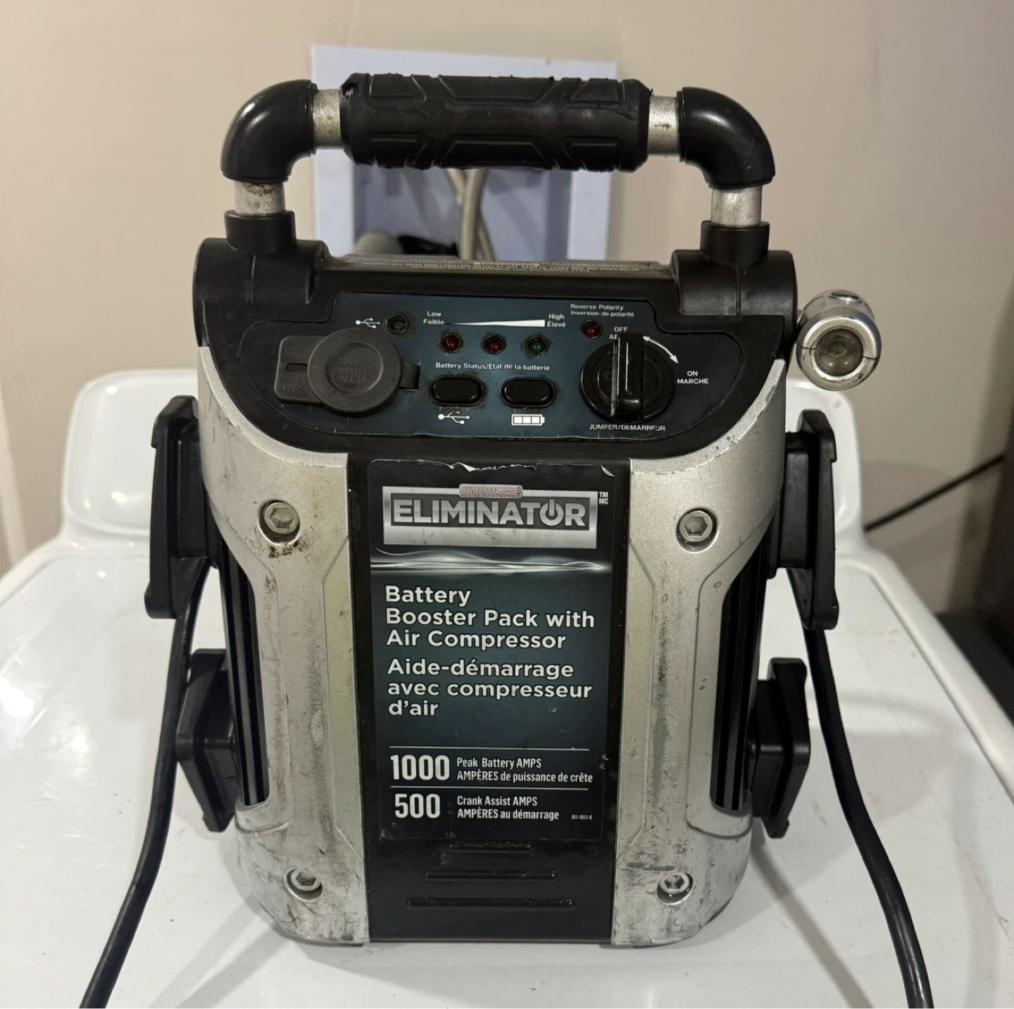 Master Force Eliminator Battery Booster Pack with Air Compressor - photo 2