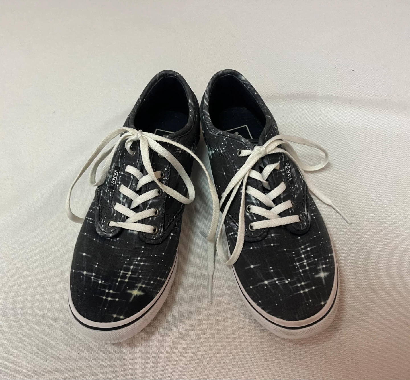 Size 7 Lady’s Vans Sneakers - Cosmic Galaxy Design - like new - photo 3