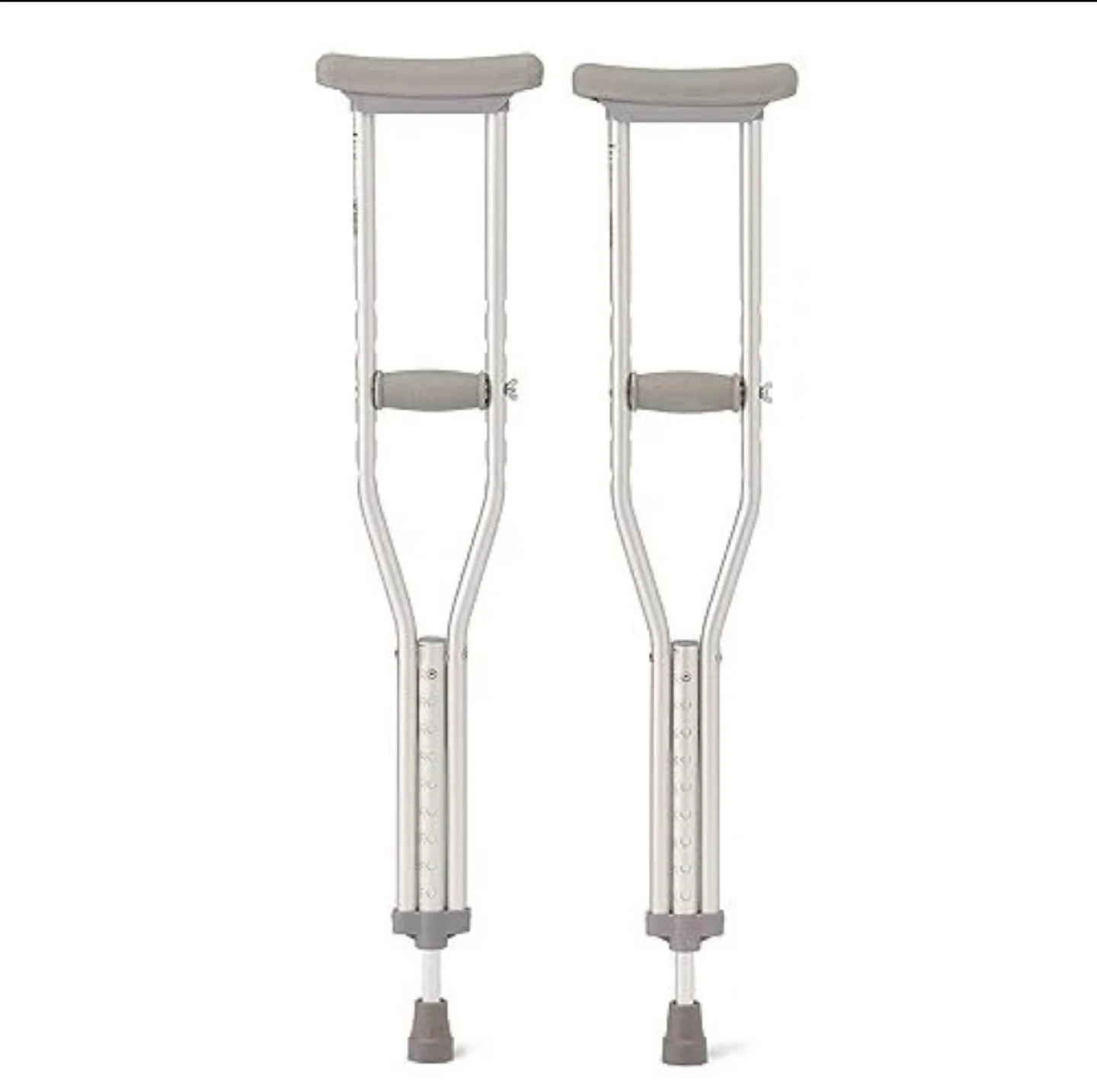 Adult Aluminum Crutches - Medium Size - Like New